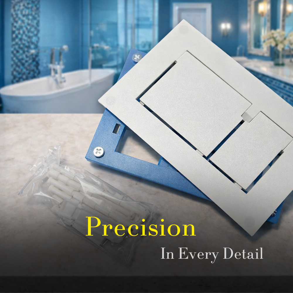 Hidden Toilet Flush Button – Tile & Microcement Base for Geberit Sigma & Delta