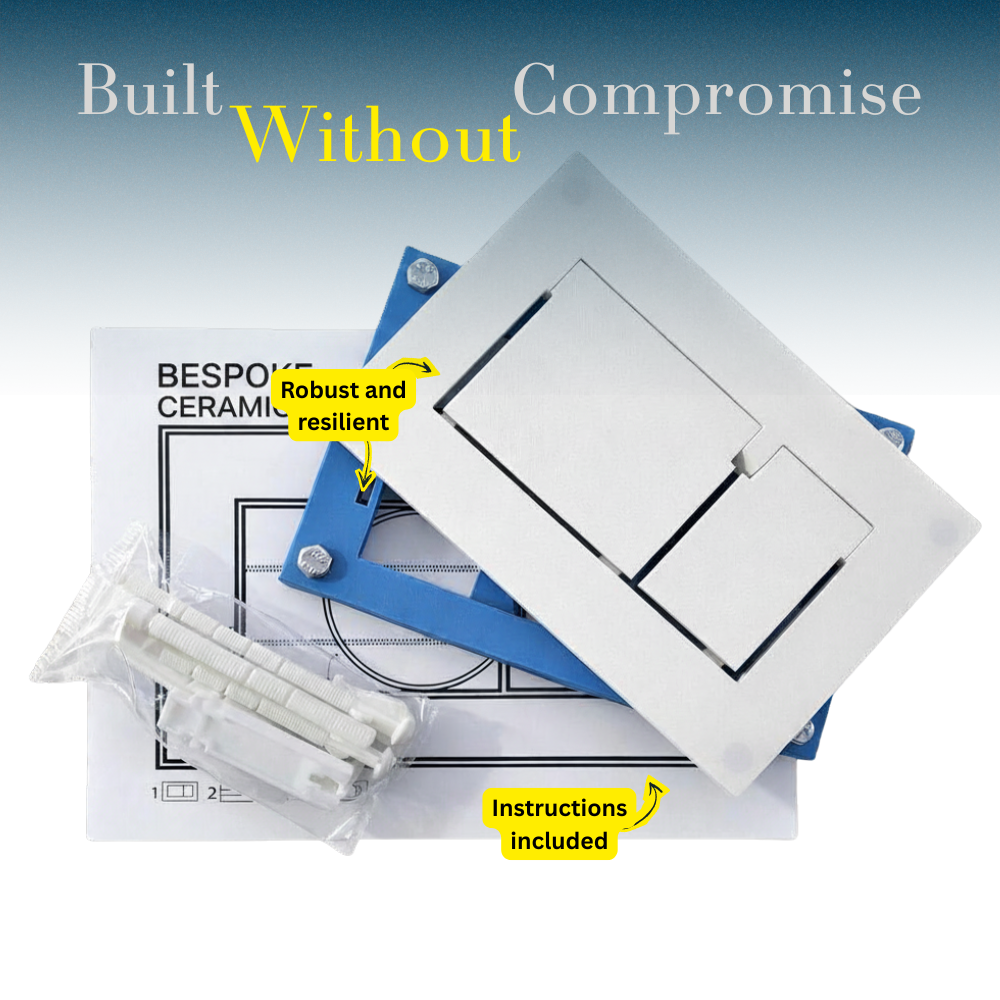 Hidden Toilet Flush Button – Tile & Microcement Base for Geberit Sigma & Delta