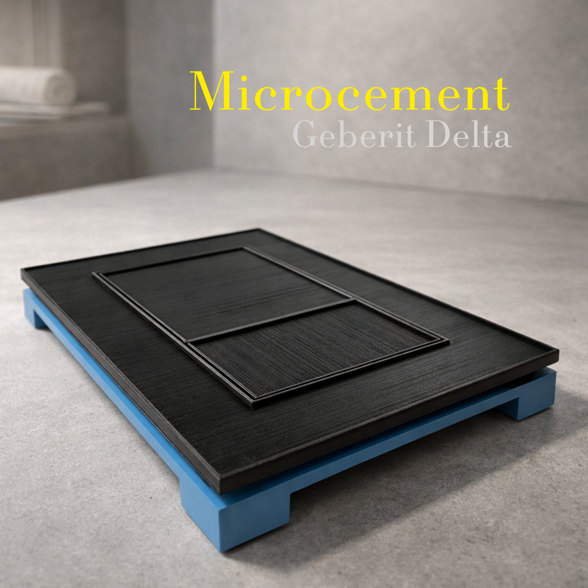 Hidden Toilet Flush Button – Tile & Microcement Base for Geberit Sigma & Delta