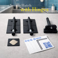 Concealed Access Hatch with Hinges