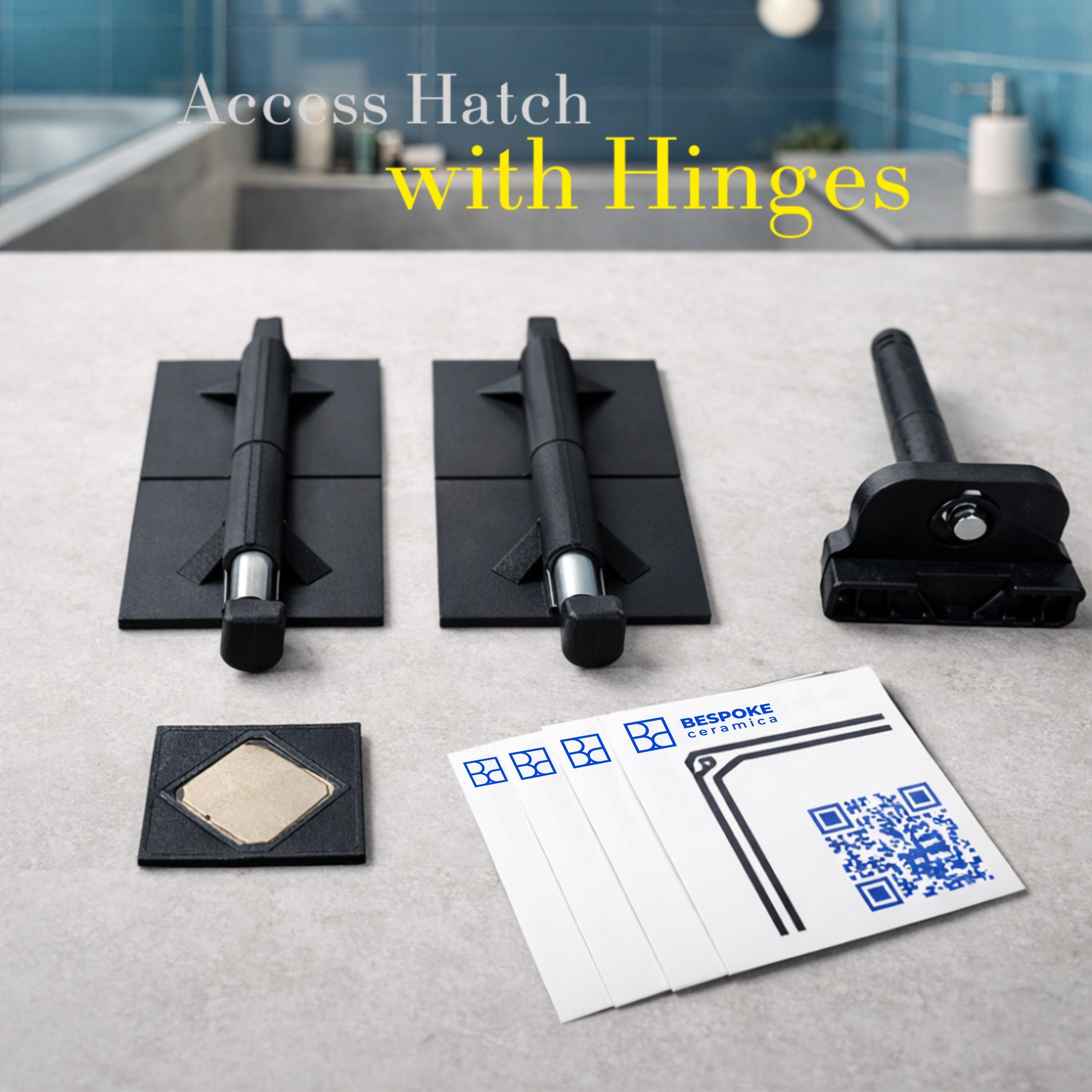 Concealed Access Hatch with Hinges